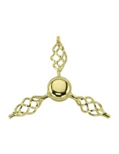 Cage Twisted Knock-Off T/Less B-400 Gold.